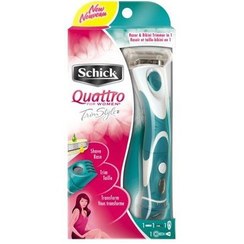 تصویر دسته تیغ زنانه دوسر شیک SCHICK باتری خور مدل ضد حساسیت 