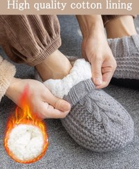 تصویر پاپوش مردانه بافت داخل پشمی کف ترمز دار اورجینال خارجی - 39تا45 / 