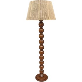 تصویر آباژور کلاسیک پایه چوبی 