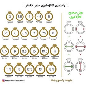 تصویر انگشتر زنانه بند انگشتی طرح قلب رنگ طلایی مناسب ولنتاین 