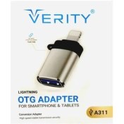 تصویر تبدیل OTG آیفون وریتی A311 ا Verity A311 USB 3.0 To Lightning Converter 