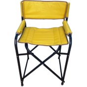 تصویر صندلی مسافرتی تاشو دسته دار - سورمه ای ا Folding travel chair Folding travel chair