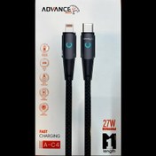 تصویر کابل شارژر ادونس تایپ سی به آیفون Advance C4 – PD 