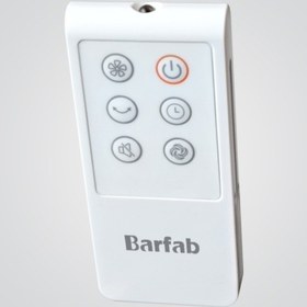 تصویر پنکه برفاب مدل 2021 پایه دار و ریموت دار با ۵ پره 