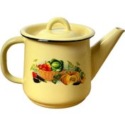 تصویر قوری لعابی کدو ظرفیت ۱ لیتر مدل 6813 