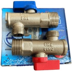 تصویر شیر پیسوار برنجی راد سایز ۱/۲ 