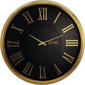 تصویر ساعت دیواری آرتمیس کد 2023 Gold طلایی کد 11227 