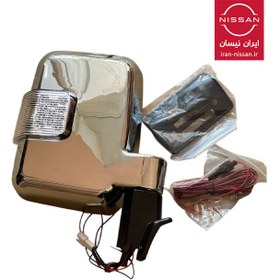 تصویر آینه بغل برقی پاترول با راهنما 