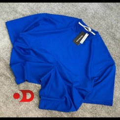 تصویر تیشرت لش بیسیک آبی ایتالیایی مردانه پارچه ماکان گرم بالا 