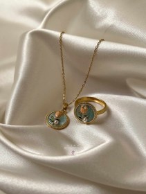 تصویر ست مینا کاری رزا 