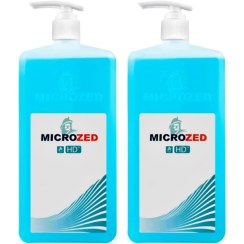 تصویر محلول ضدعفونی کننده میکروزد مدل HD حجم 1 لیتر مجموعه 2 عددی 