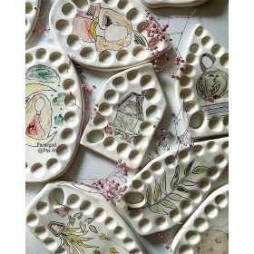 تصویر پالت سرامیکی ئاژال - 24*16 