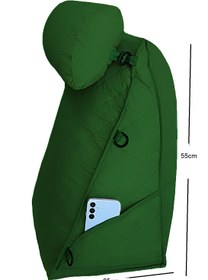 تصویر بالش و بالش چند حالته استراحت مدل multi rest pillow - کرمی روشن multi rest pillow