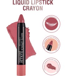 تصویر رژلب مدادی مات لولیس مدل :پیچی کرایون 01 MATTE Lipsticks CRAYON LOLLIS