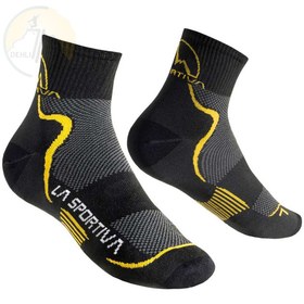 تصویر جوراب رانینگ و پیاده روی لسپورتیوا ساق کوتاه La sportiva Mid Distance Socks Running 