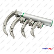 تصویر ست لارنگوسکوپ بزرگسال 4 تیغه فایبر اپتیک اسکاب Skab Adult Larangoscope