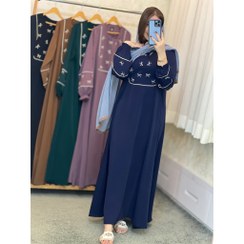 تصویر عبا و پیراهن بلند مدل پاپیون 