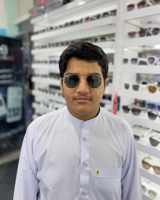 تصویر عینک آفتابی مردانه و زنانه چند ضلعی فریم فلز برند ریبن _ Ray-Ban 