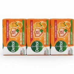 تصویر صابون آنتی باکتریال و نشاط آور دتول 100 گرمی (6 عددی) Re-Energize 