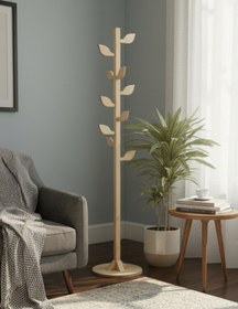 تصویر چوب لباسی برگی 