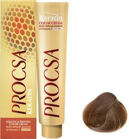 تصویر طلایی پروکسا 6/3 رنگ مو پروکسا طلایی کد 6/3