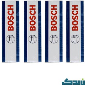 تصویر شمع خودرو بوش 8+ انژکتوری اصل روس بسته 4 عددی BOSCH FR7DC+ +8