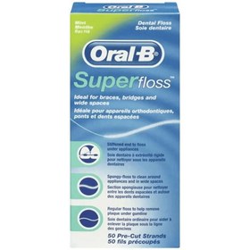 تصویر نخ دندان Oral-B SuperFloss – بسته 6 تایی 