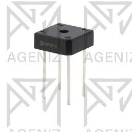 تصویر پل دیود 8A KBPC810 چهارگوش DIODE POL 8A 4GOSH KBPC 810