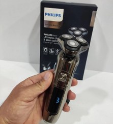 تصویر ریش تراش سه تیغ پنج کاره فیلیپس مدل SP_9800 PHILIPS SHAVER SP 9800