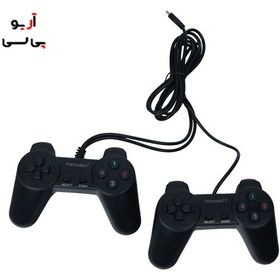 تصویر دسته بازی سیم دار دوبل ساده PANATECH پاناتک مدل P-G503 