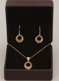 تصویر نیم ست طلا مدل ZH257 