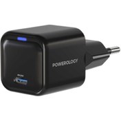 تصویر شارژر 20 وات پاورولوژی Powerology GaN 20W 