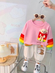 تصویر بلوز شلوار عروسک دار کد 2036 