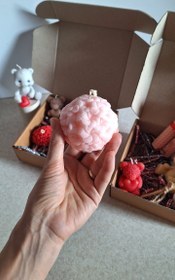 تصویر شمع گوی شبدر 