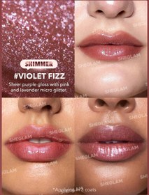 تصویر لیپ پلامپر شاین Pout-Perfect Shimmer Violet Fizz 