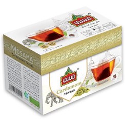 تصویر چای کیسه ای پوشش دار با طعم هل مسما -بسته 20 عددی Mosama Covered Cardamom Black Tea Bags (20 tea bags)