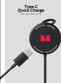 تصویر هندزفری گردنی مانستر SG05 Monster SG05 Neckband Handsfree