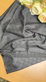 تصویر شال گوچی طوسی روشن 