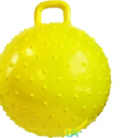 تصویر توپ دسته دار350گرمی زرد 