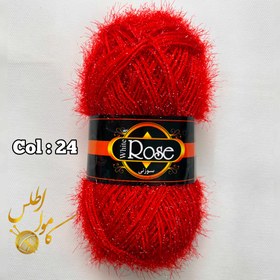 تصویر کاموا سوزنی رز - ۲۴ White rose