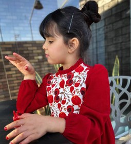 تصویر پیراهن دخترانه یلدایی 