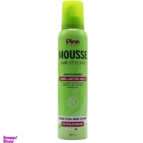 تصویر موس حالت دهنده مو پینک اسکلاره 200 میلی لیتر Mousse Hair Styling Pink Sclaree 200 ml