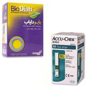 تصویر نوار قند اکواچک اکتیو + بایودایاب | Accu-Chek + Bio Diab 