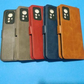 تصویر کیف کلاسوری مدل چرمی مناسب برای گوشی Note 12s case suitable for Note 12s