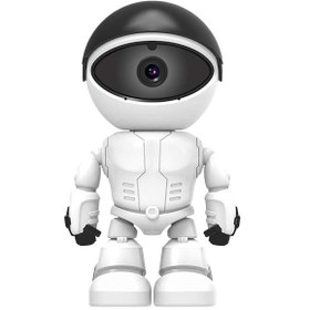 تصویر دوربین رباتی اتاق کودک و پرستار ROBOT CAMERA، گردش سر ربات 360 درجه 