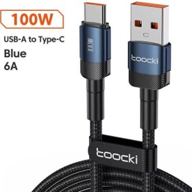 تصویر کابل تبدیل USB به USB-C توکی مدل 100W TQ-X12 طول ۲ متر 