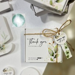 تصویر ست کامل جعبه کیبوردی طرحدار برگ سبز 