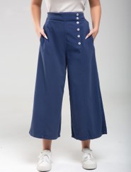تصویر دامن شلواری لینن 404084 Linen Culotte Skirt Pants-Behoud