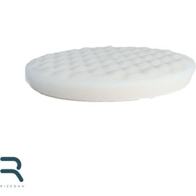 تصویر پد پولیش سفيد روتاری بسيار نرم وافلی 130 میلی متر روپس مدل RUPES WAFFLE ULTRA-FINE POLISHING FOAM PAD 9.WF150S 