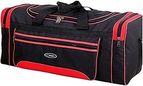 تصویر کیف دافل شانه ای، کیف مسافرتی مردانه زنانه XXL کیف های ورزشی با ظرفیت بالا، چمدان ضدآب مسافرتی دافل برای سفر آسان (قرمز) 